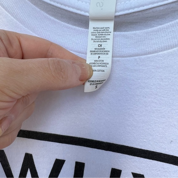 White and Black Why Don’t We Long Sleeve Tee Shirt - Picture 3 of 4